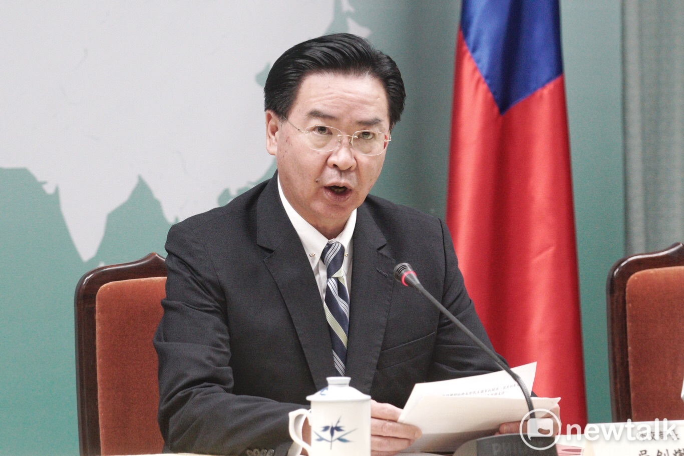 針對黎智英等人被港警逮補一事,外交部長吳釗燮今日發出聲援。 圖:張良一 / 攝(資料照) 針對黎智英等人被港警逮補一事,外交部長吳釗燮今日發出聲援。 圖:張良一 / 攝(資料照)