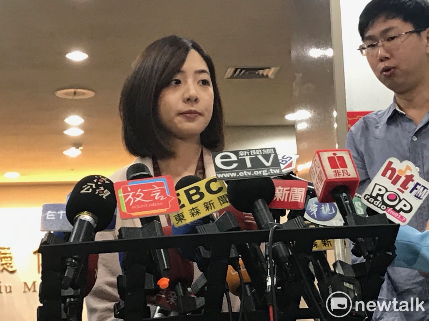 北市府副發言人黃瀞瑩。 圖:周煊惠 / 攝 (資料照片) 北市府副發言人黃瀞瑩。 圖:周煊惠 / 攝 (資料照片)