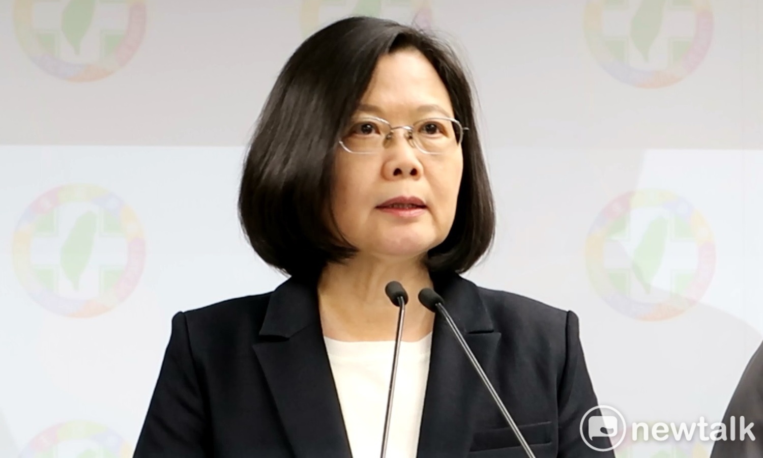 總統蔡英文。 總統蔡英文。