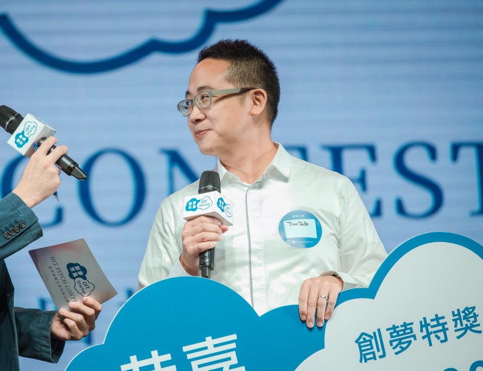 接受訪問時,游士逸說:「創業就是最好的回春藥!」 圖:創夢市集/提供 接受訪問時,游士逸說:「創業就是最好的回春藥!」 圖:創夢市集/提供