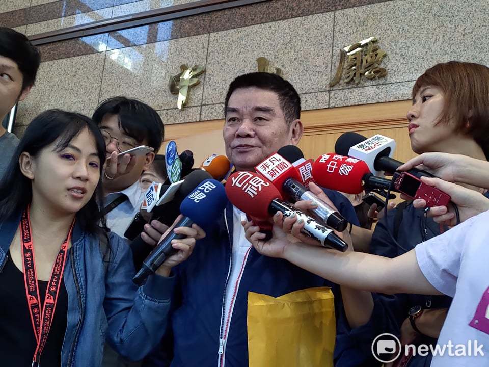 中常委姚江臨發言挺吳。 圖:黃建豪/攝 中常委姚江臨發言挺吳。 圖:黃建豪/攝