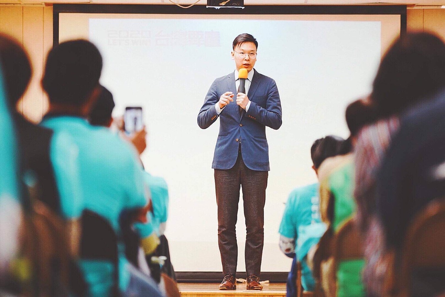 民進黨副秘書長林飛帆參加美南後援會正式成立造勢場合。 圖:民進黨/提供 民進黨副秘書長林飛帆參加美南後援會正式成立造勢場合。 圖:民進黨/提供