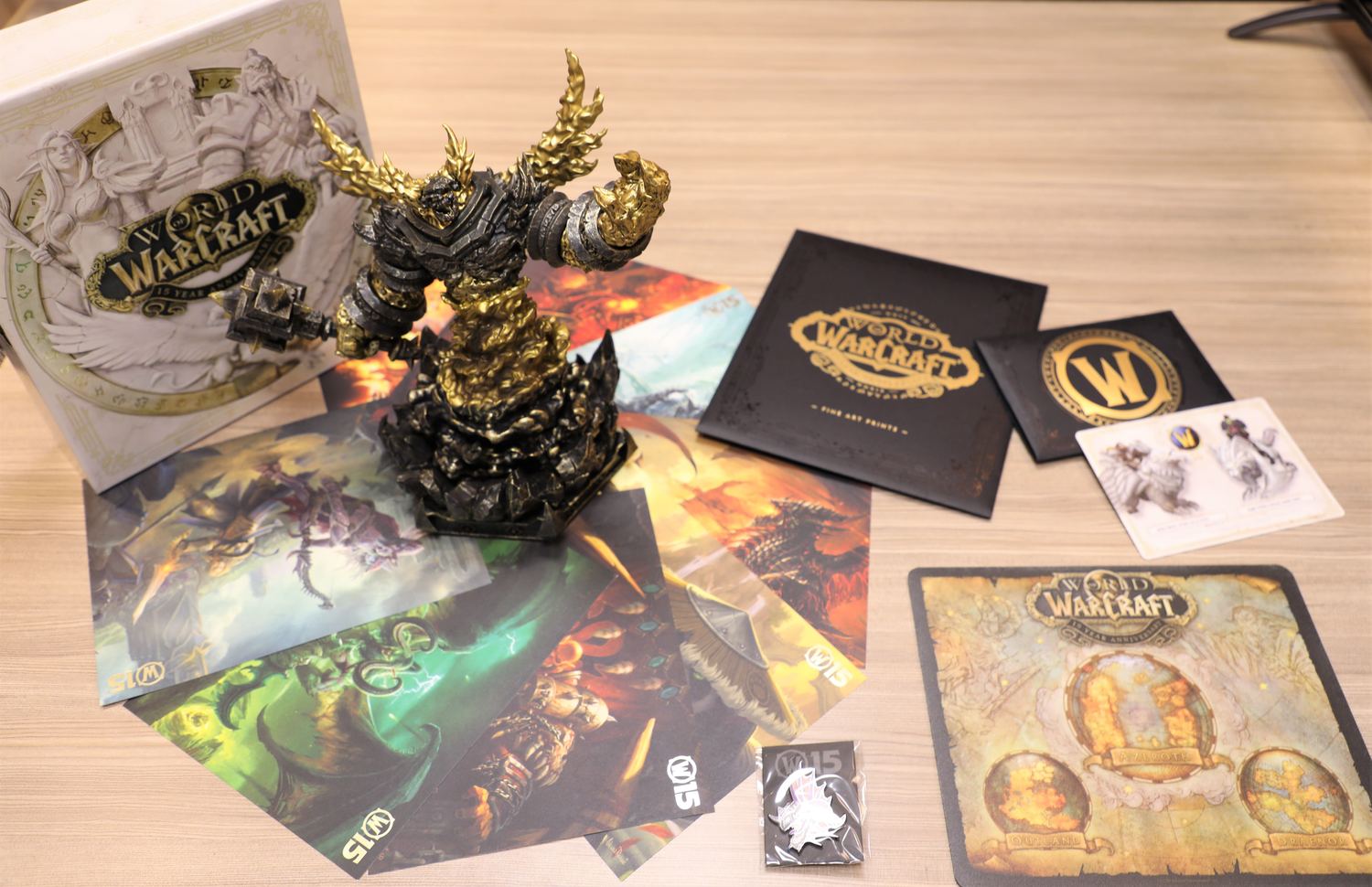 《魔獸世界》15週年典藏版內容一覽。 《魔獸世界》15週年典藏版內容一覽。