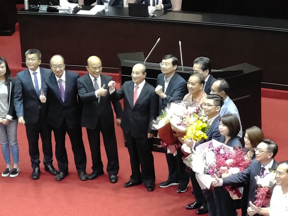 前立法院長王金平告別立法院。 圖:黃建豪/攝 前立法院長王金平告別立法院。 圖:黃建豪/攝