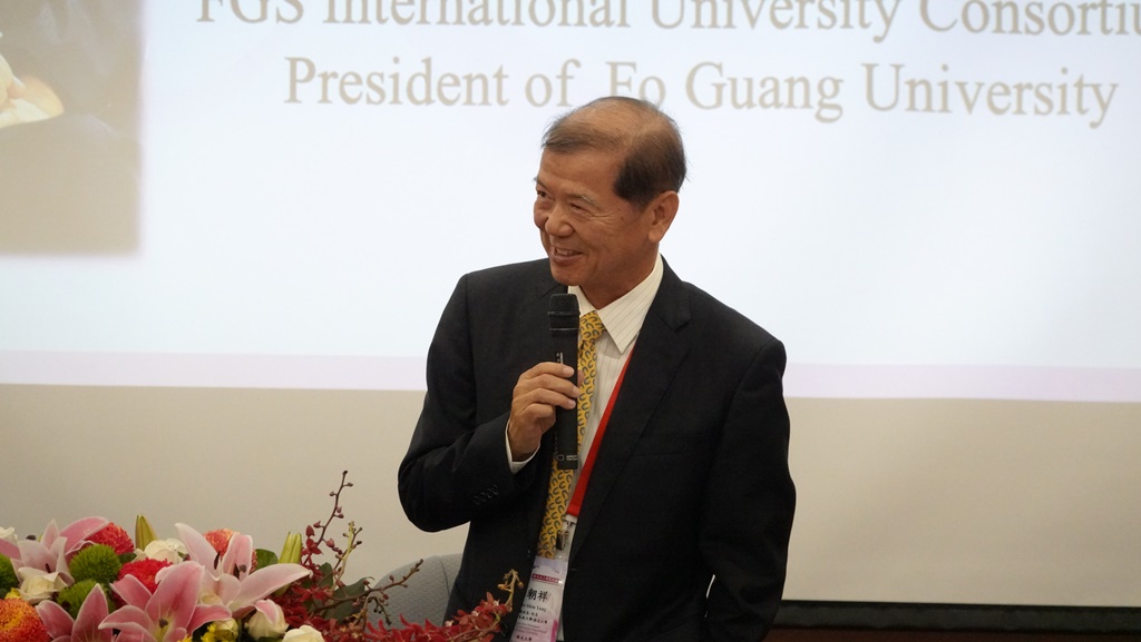 佛光大學校長楊朝祥表示,大學校長論壇舉辦至今4年,首次創辦的簽約平台有23組學校相互簽約,對此盛況非常樂見。 圖/佛光大學提供 佛光大學校長楊朝祥表示,大學校長論壇舉辦至今4年,首次創辦的簽約平台有23組學校相互簽約,對此盛況非常樂見。 圖/佛光大學提供