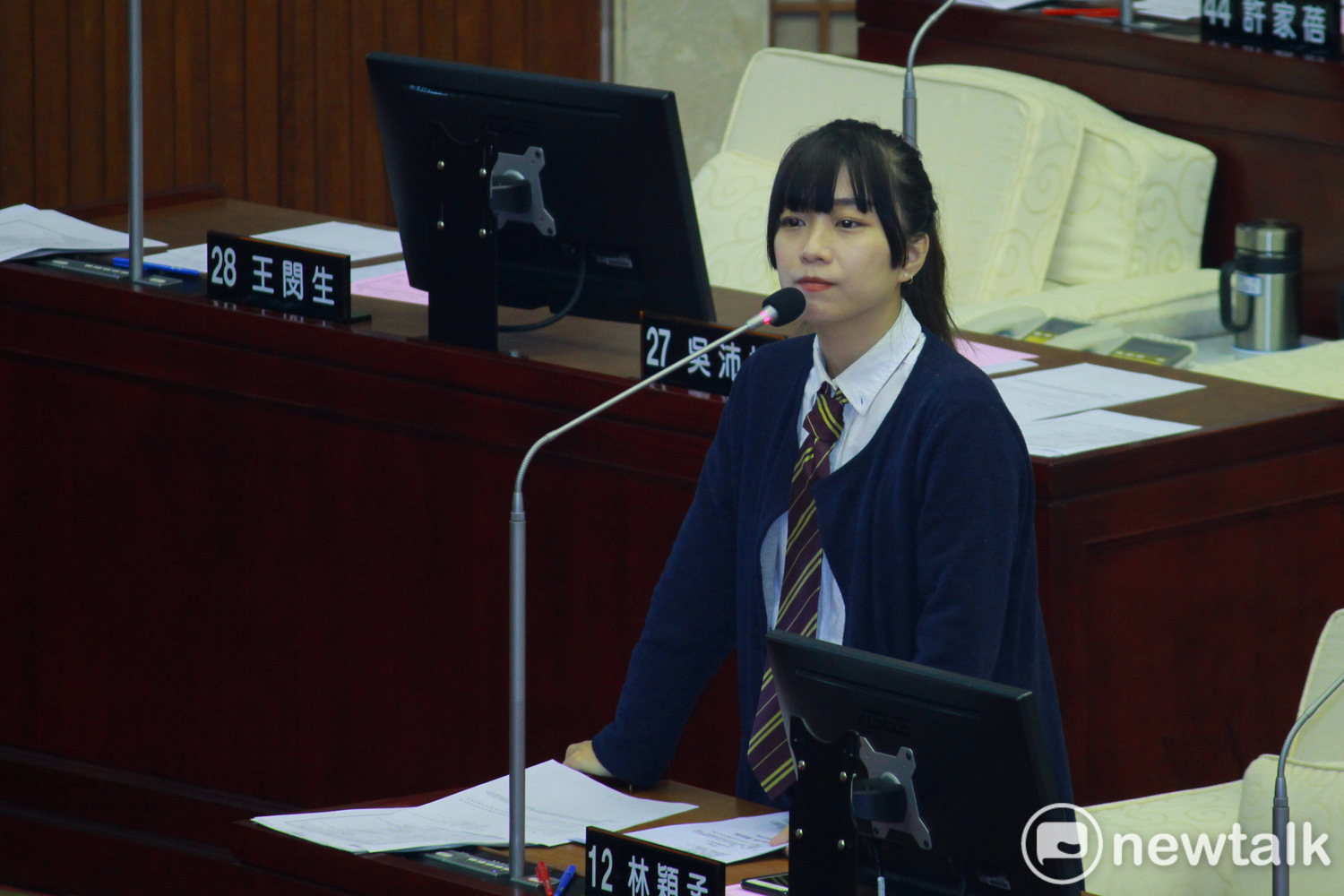 時代力量台北市議員林穎孟。 圖:周煊惠 /攝 時代力量台北市議員林穎孟。 圖:周煊惠 /攝