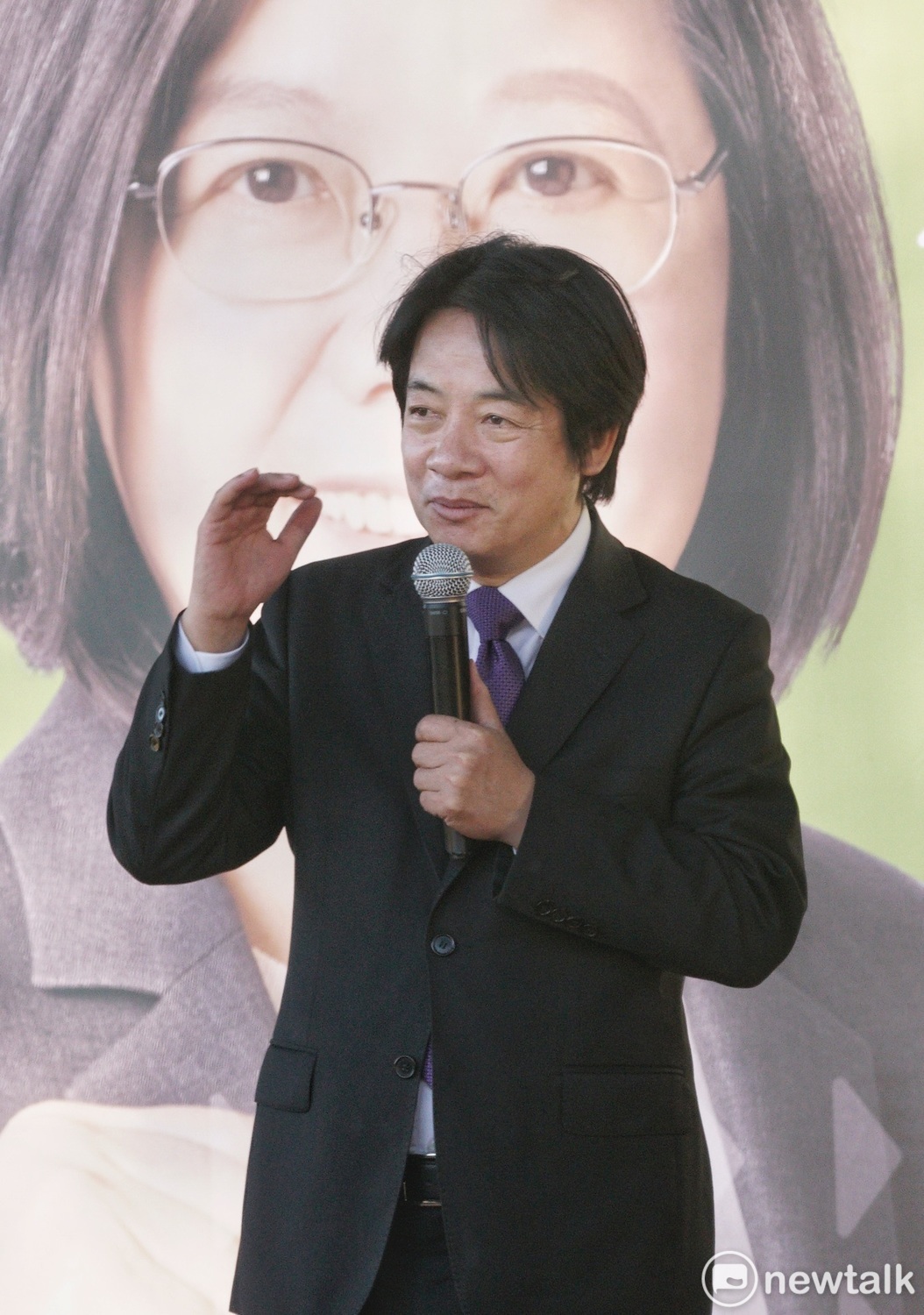 賴清德說當年他擔任行政院長時,對林昶佐全程以台語質詢印象深刻。 圖:張良一/攝 賴清德說當年他擔任行政院長時,對林昶佐全程以台語質詢印象深刻。 圖:張良一/攝