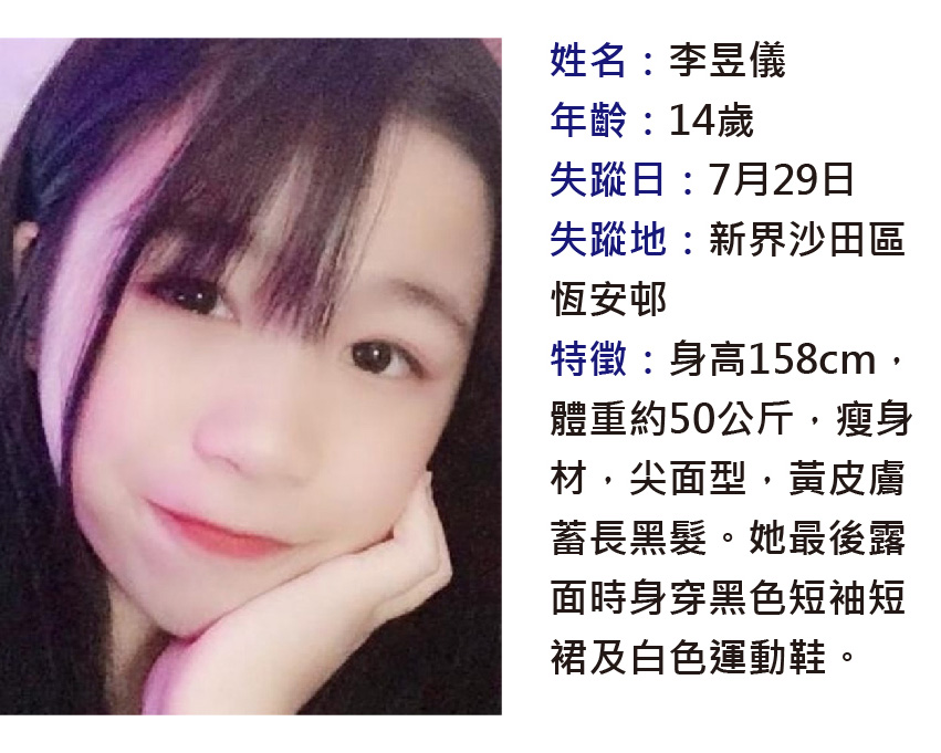 香港失蹤尚未被尋回的女童、少女,年紀最小只有13歲,最大也只20歲左右。 圖:擷取自政黑貼圖員臉書 香港失蹤尚未被尋回的女童、少女,年紀最小只有13歲,最大也只20歲左右。 圖:擷取自政黑貼圖員臉書