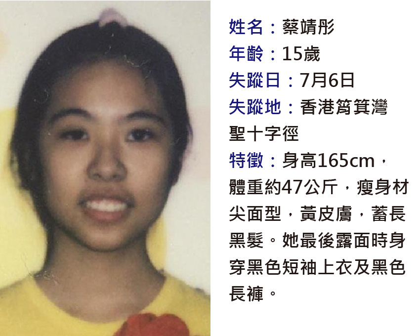 香港失蹤尚未被尋回的女童、少女,年紀最小只有13歲,最大也只20歲左右。 圖:擷取自政黑貼圖員臉書 香港失蹤尚未被尋回的女童、少女,年紀最小只有13歲,最大也只20歲左右。 圖:擷取自政黑貼圖員臉書