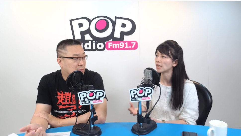 台北市議員高嘉瑜今接受《POP搶先爆》 主持人朱學恒專訪。 圖:翻攝YouTube 台北市議員高嘉瑜今接受《POP搶先爆》 主持人朱學恒專訪。 圖:翻攝YouTube