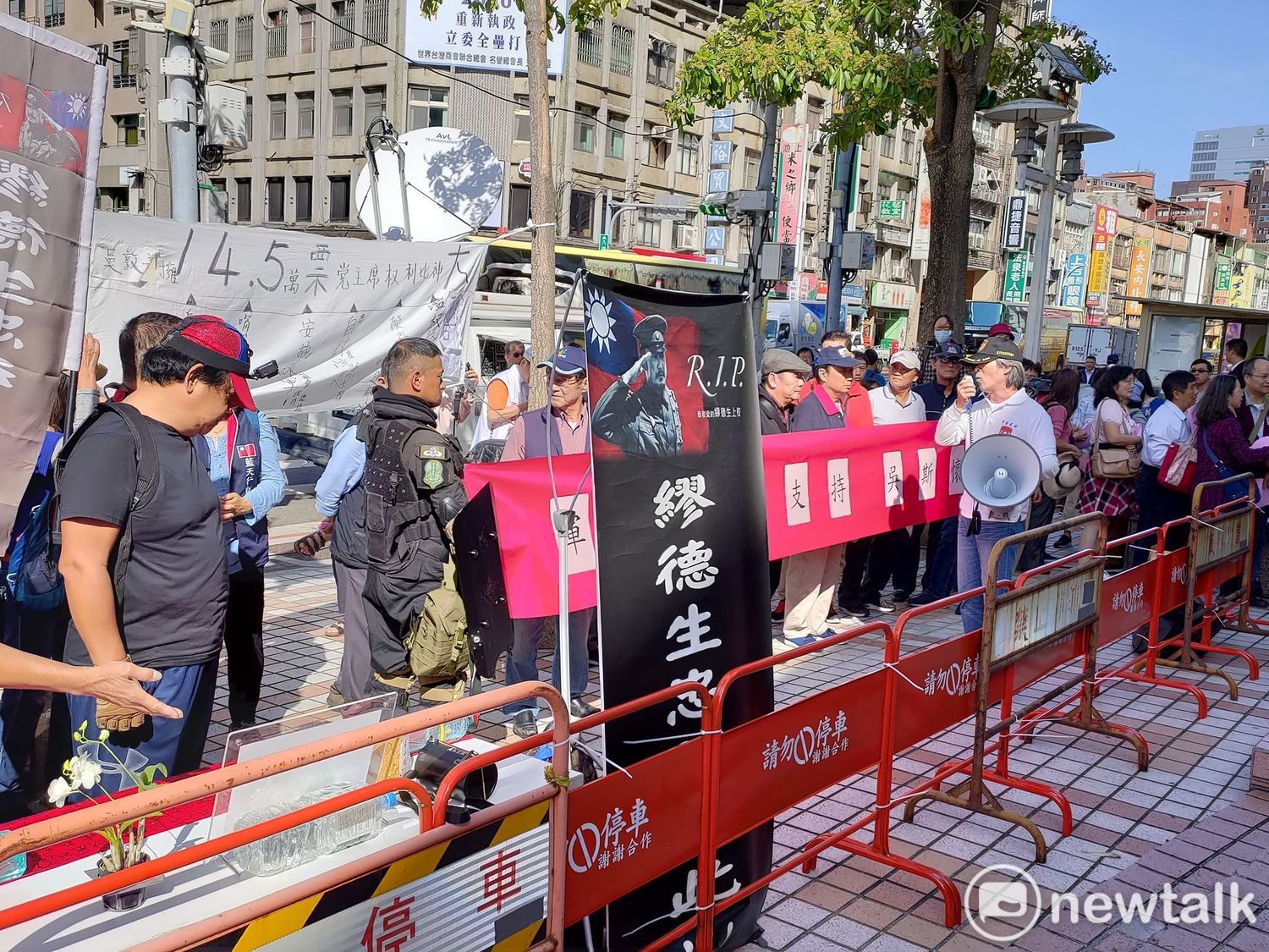 退將吳斯懷反對者。 圖:黃建豪/攝 退將吳斯懷反對者。 圖:黃建豪/攝
