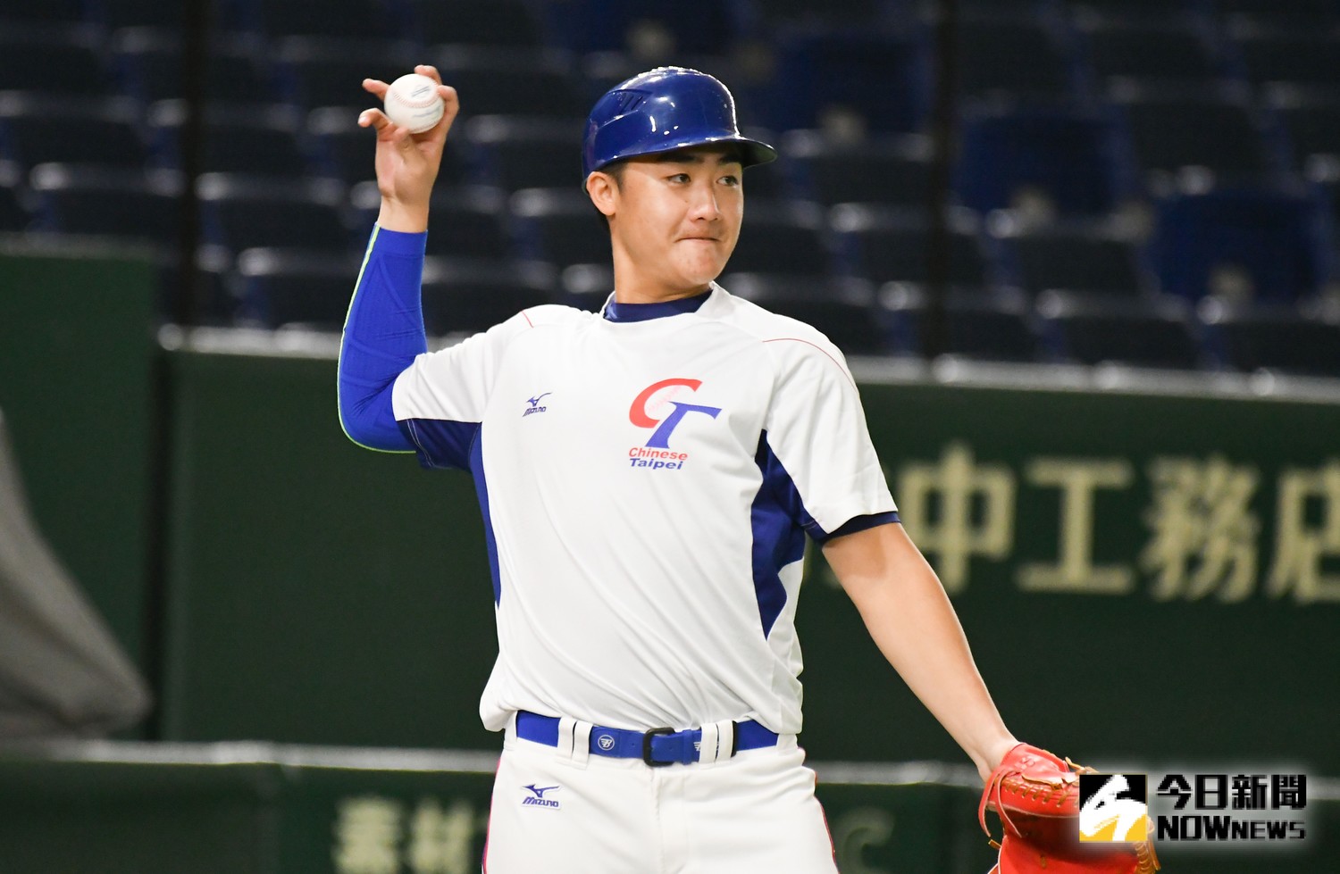 菜鳥捕手高宇杰蹲捕實力佳。 圖:nownews提供 菜鳥捕手高宇杰蹲捕實力佳。 圖:nownews提供