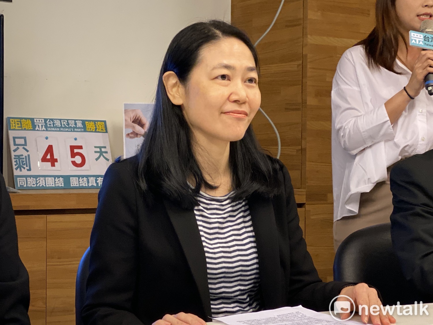民眾黨不分區立委參選人孫智麗。 圖:周煊惠/攝 民眾黨不分區立委參選人孫智麗。 圖:周煊惠/攝