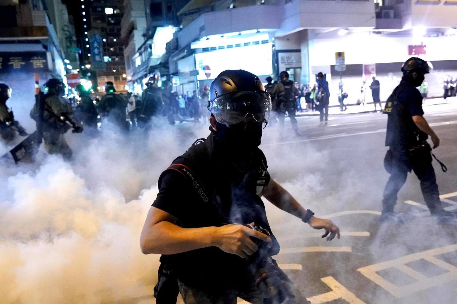反送中運動衝突持續升級。 圖:翻攝自香港眾志 Demosistō 反送中運動衝突持續升級。 圖:翻攝自香港眾志 Demosistō