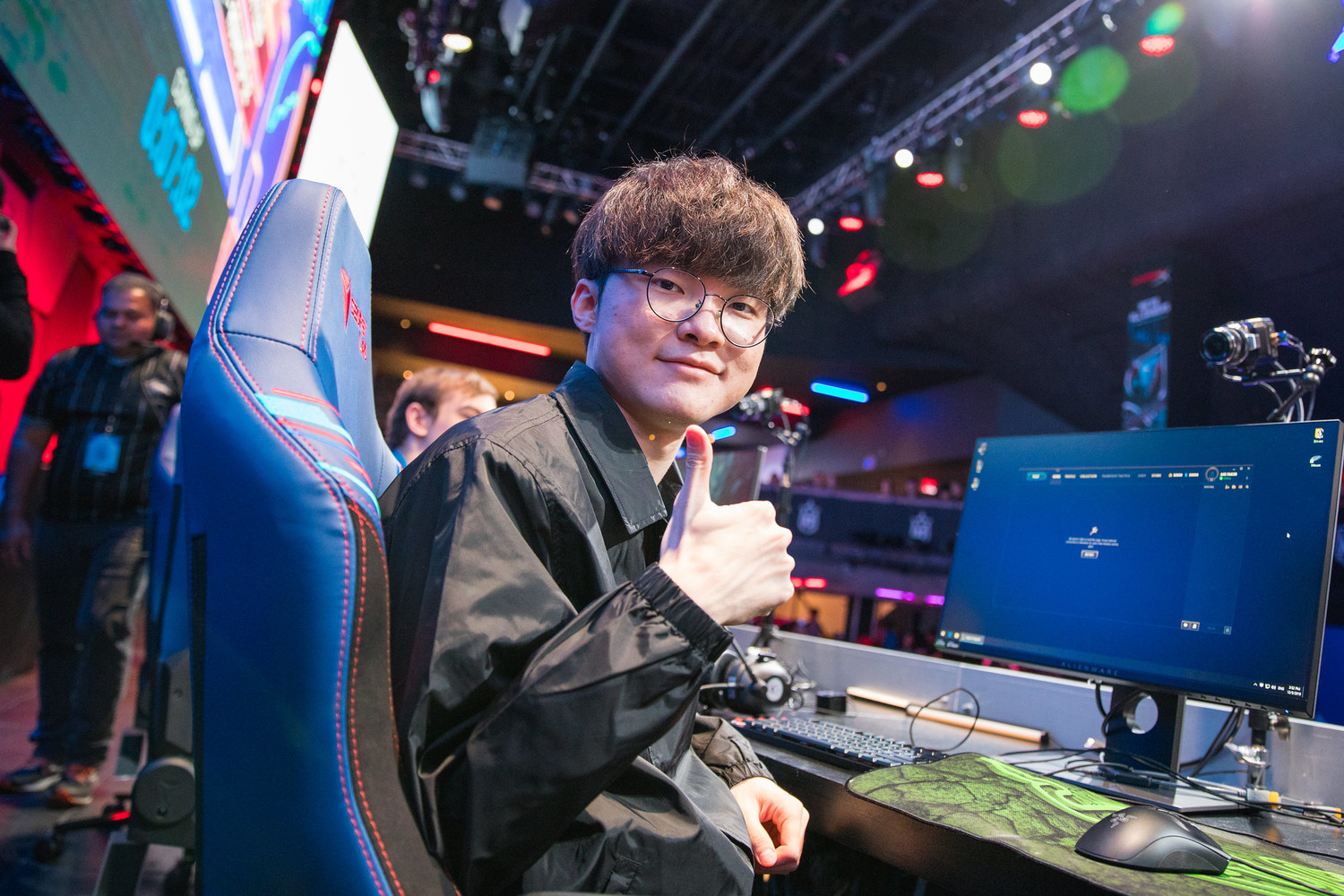 Faker生涯五度參與世界賽,其中三次拿下冠軍。 圖:翻攝LoL eSports Photo Flickr Faker生涯五度參與世界賽,其中三次拿下冠軍。 圖:翻攝LoL eSports Photo Flickr