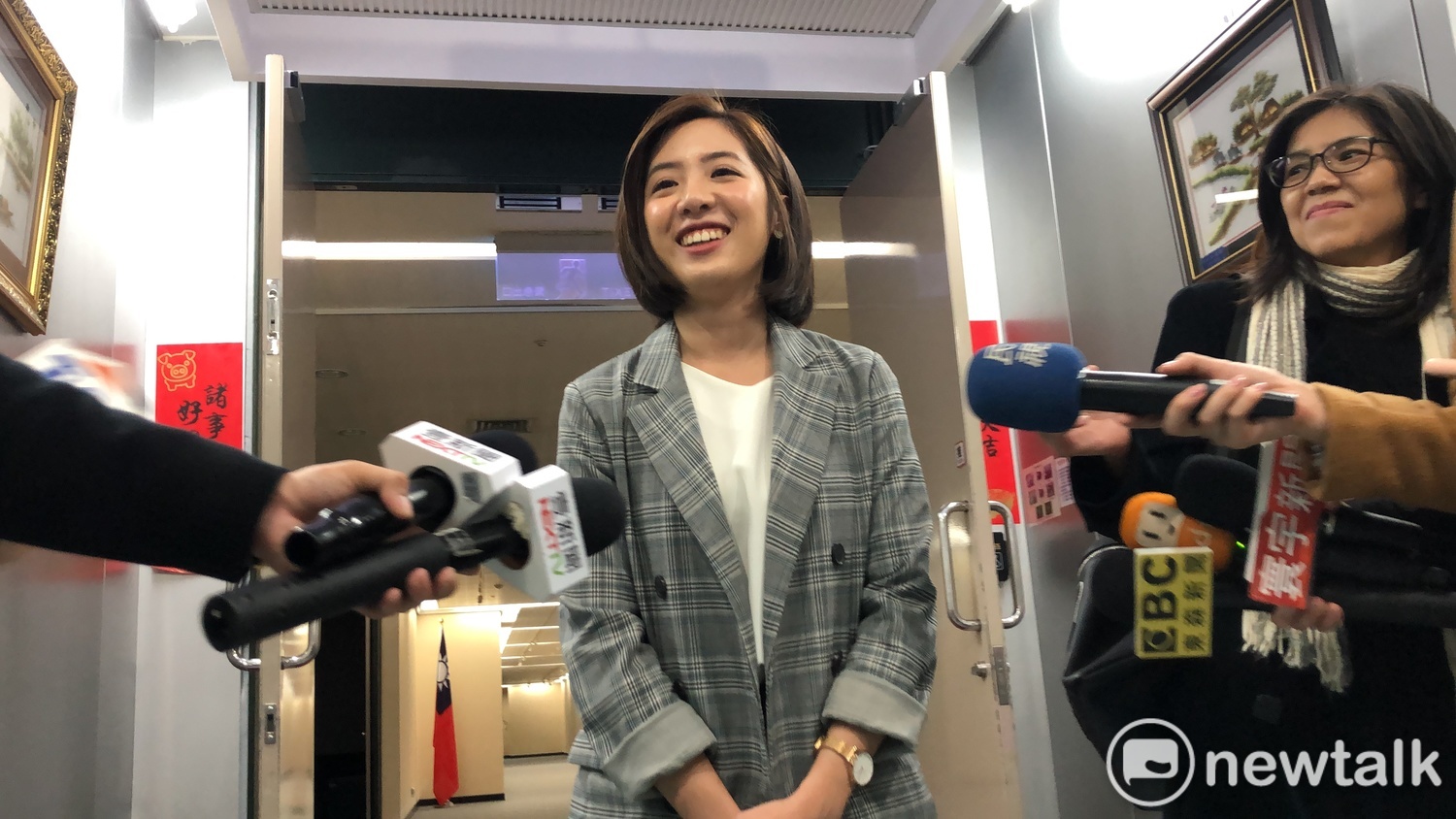 前市府副發言人黃瀞瑩。 圖:周煊惠 /攝 前市府副發言人黃瀞瑩。 圖:周煊惠 /攝