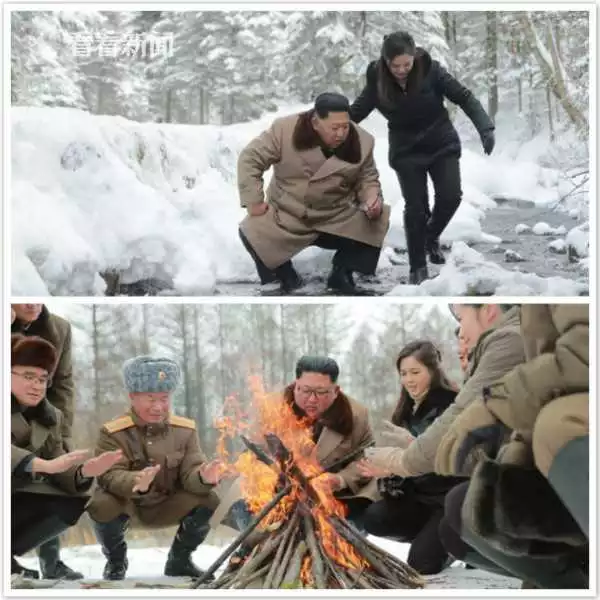可以看出金正恩與李雪主倆人互動甜蜜。 圖:翻攝自看看新聞 可以看出金正恩與李雪主倆人互動甜蜜。 圖:翻攝自看看新聞