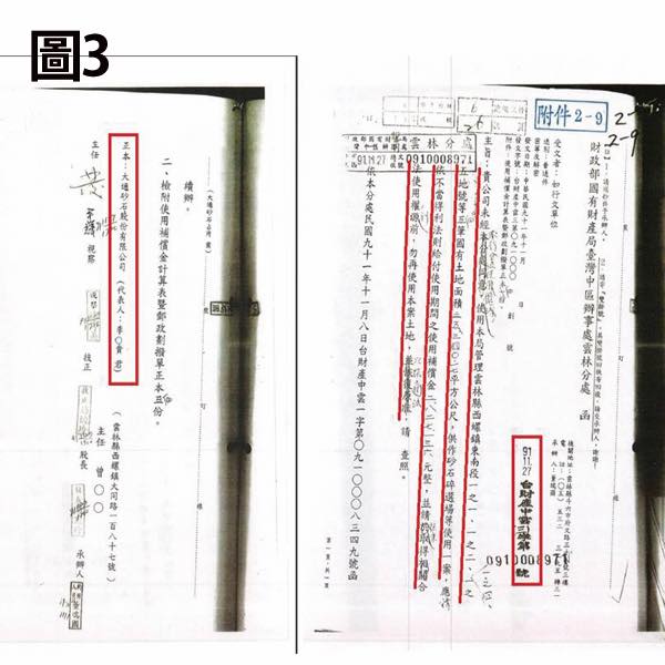 黃國昌表示,財政部2002年11月曾發函給李日貴要求回復土地原狀。 圖:翻攝黃國昌臉書 黃國昌表示,財政部2002年11月曾發函給李日貴要求回復土地原狀。 圖:翻攝黃國昌臉書