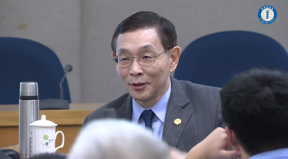 中研院士盧志遠。 圖:翻攝自中研院youtube頻道(資料照片) 中研院士盧志遠。 圖:翻攝自中研院youtube頻道(資料照片)