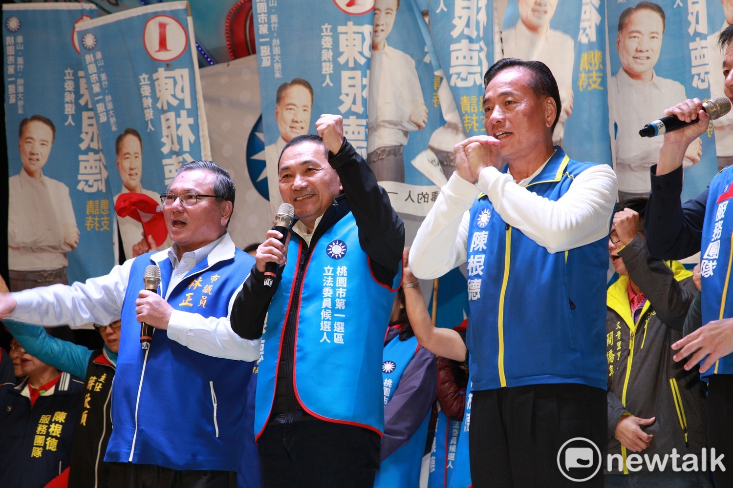 侯友宜認為陳根德當選,新北也能同時受惠,新北與桃園才能真正的發展和進步。 圖:林昀真/攝 侯友宜認為陳根德當選,新北也能同時受惠,新北與桃園才能真正的發展和進步。 圖:林昀真/攝