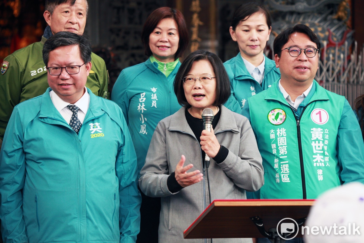 蔡英文酸韓國瑜選舉選到現在,只剩3個策略。 圖:林昀真/攝 蔡英文酸韓國瑜選舉選到現在,只剩3個策略。 圖:林昀真/攝