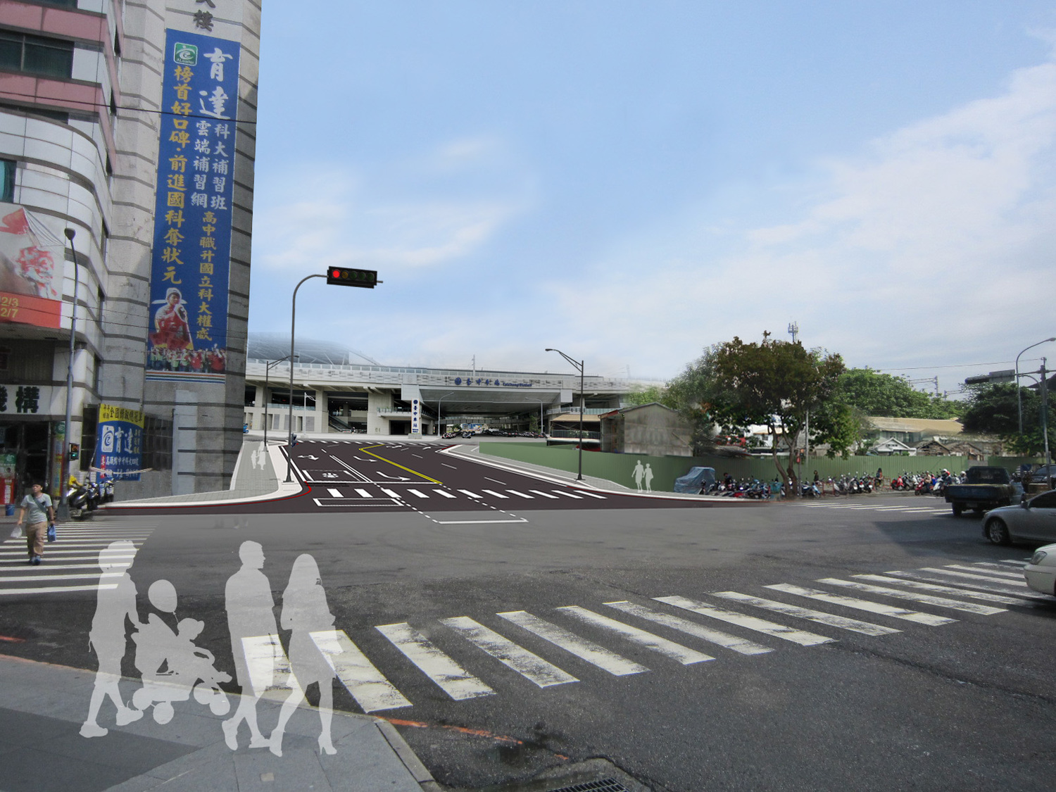 大智路打通後模擬圖。 圖:台中市政府/提供 大智路打通後模擬圖。 圖:台中市政府/提供