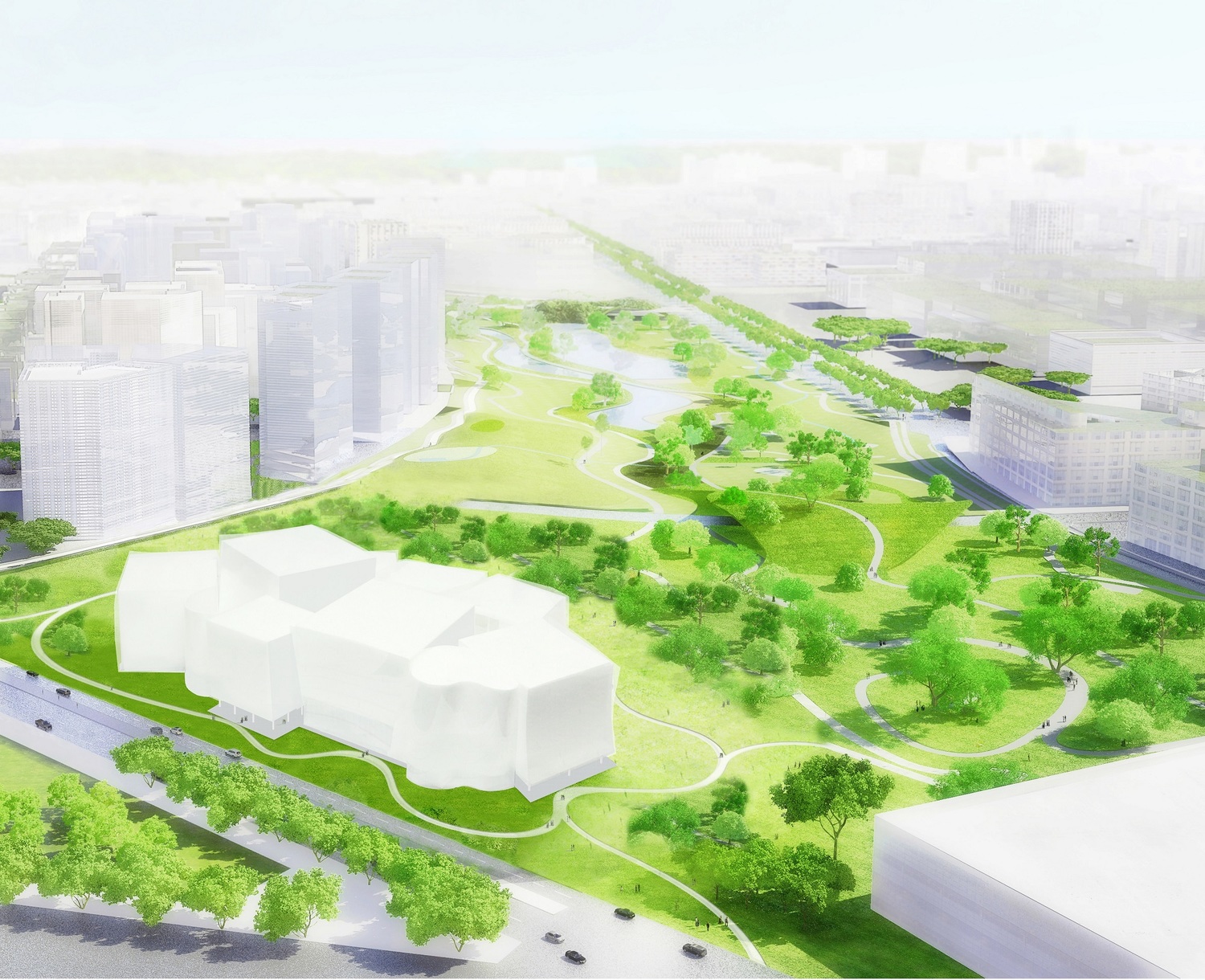 綠美圖空拍模擬圖。 圖:台中市政府/提供 綠美圖空拍模擬圖。 圖:台中市政府/提供
