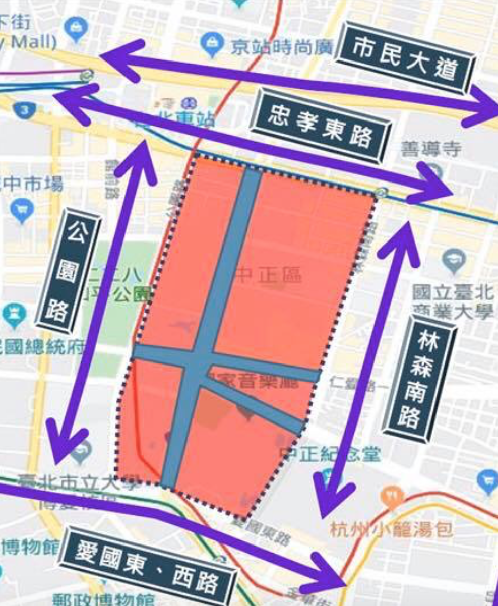 黃創夏於臉書PO文計算凱道容納人數。 圖:翻攝自「黃創夏」臉書 黃創夏於臉書PO文計算凱道容納人數。 圖:翻攝自「黃創夏」臉書