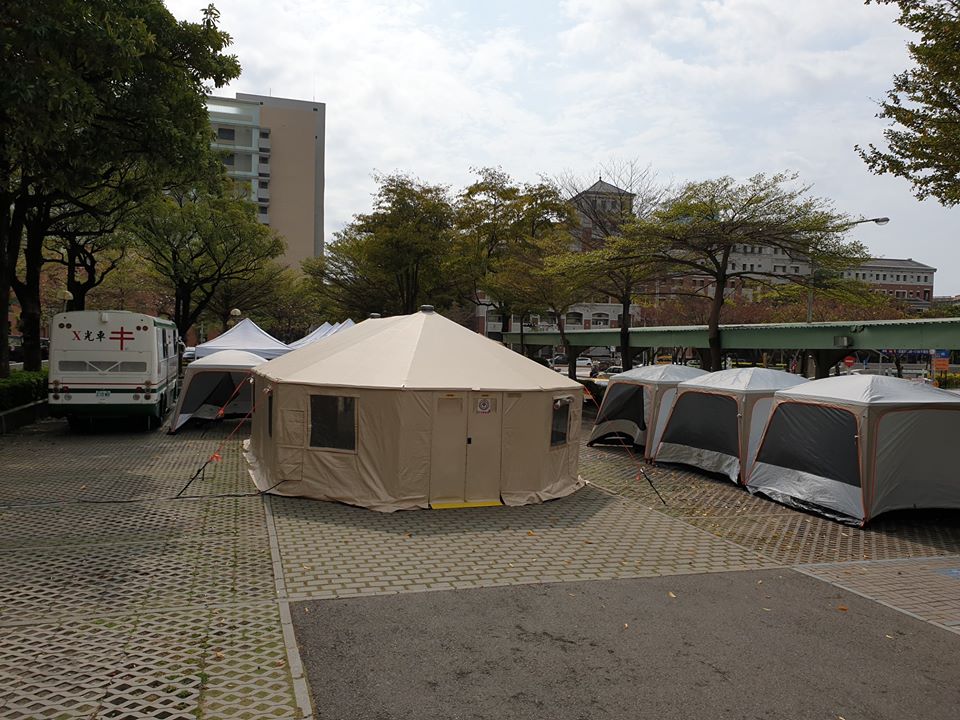 成大醫院「武漢肺炎檢疫站」的配置位置。 圖:翻攝自成大醫院臉書 成大醫院「武漢肺炎檢疫站」的配置位置。 圖:翻攝自成大醫院臉書