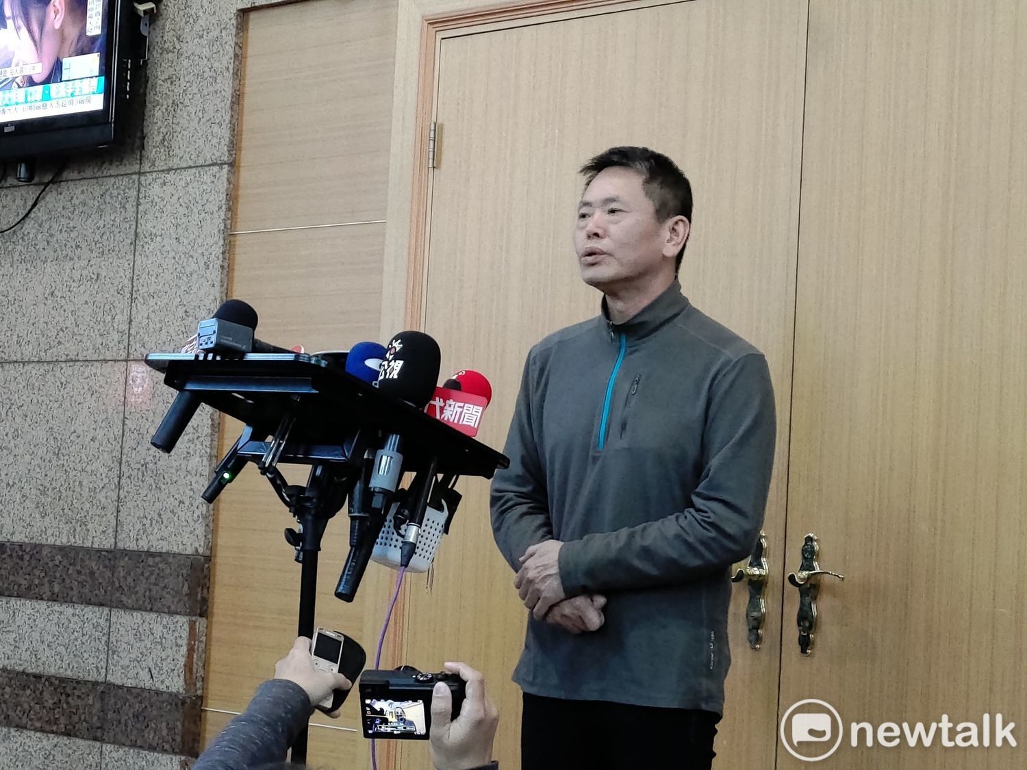 林為洲擔任國民黨團新任總召。 圖:黃建豪/攝 林為洲擔任國民黨團新任總召。 圖:黃建豪/攝