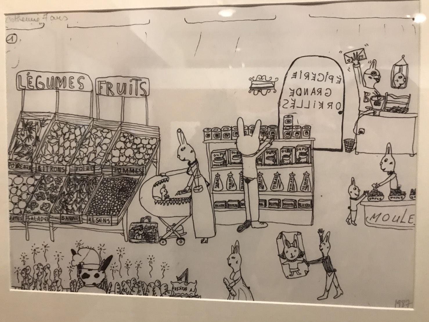 凱瑟琳·梅里斯展出的作品。 圖/蔡筱穎攝 凱瑟琳·梅里斯展出的作品。 圖/蔡筱穎攝