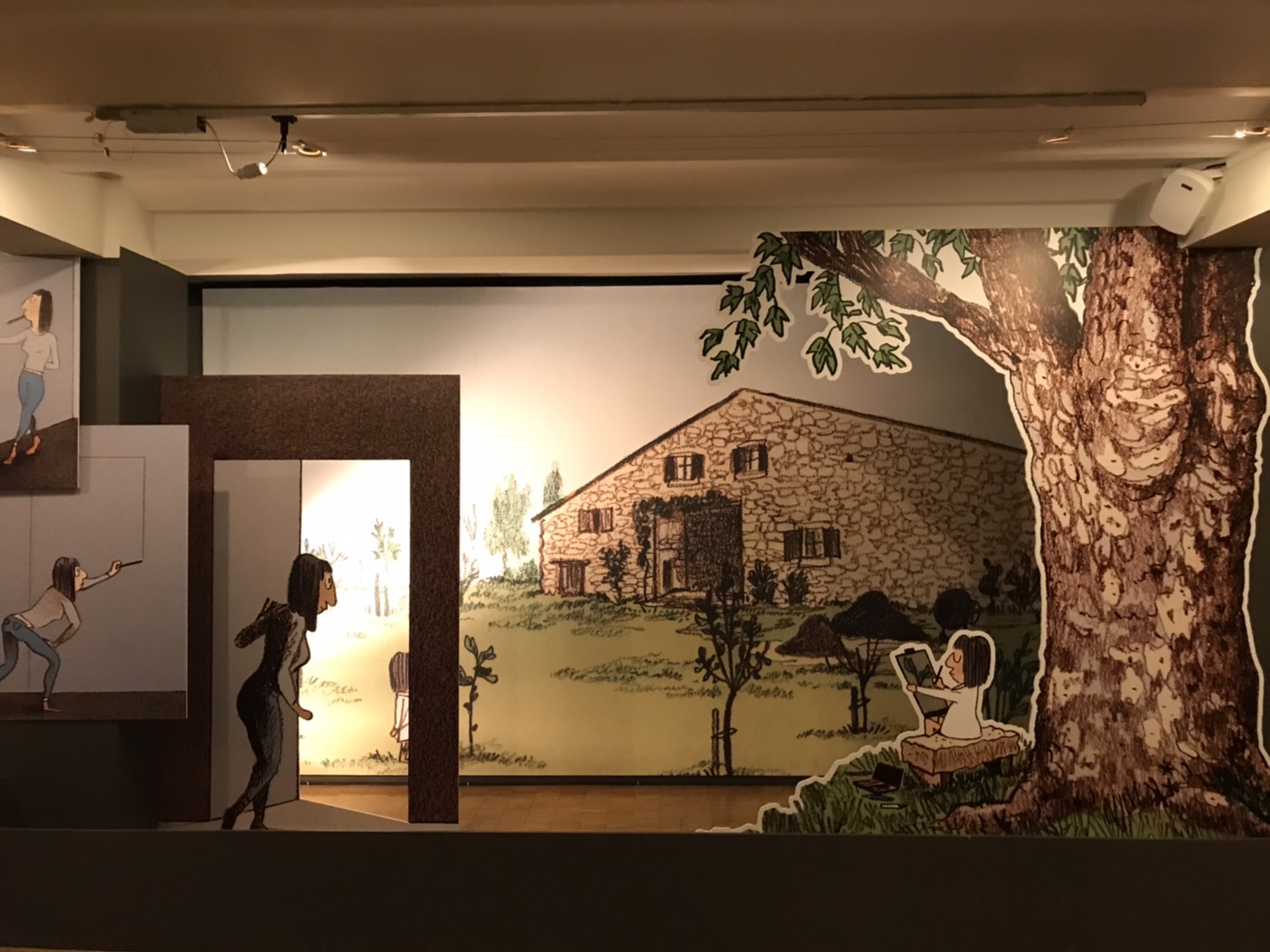 凱瑟琳·梅里斯展出的作品。 圖/蔡筱穎攝 凱瑟琳·梅里斯展出的作品。 圖/蔡筱穎攝