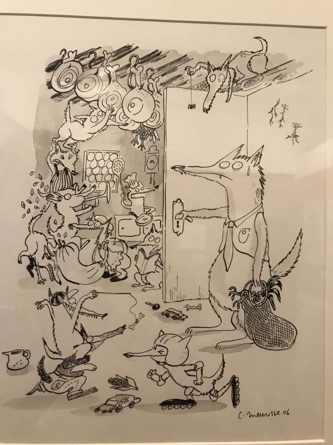 凱瑟琳·梅里斯展出的作品。 圖/蔡筱穎攝 凱瑟琳·梅里斯展出的作品。 圖/蔡筱穎攝