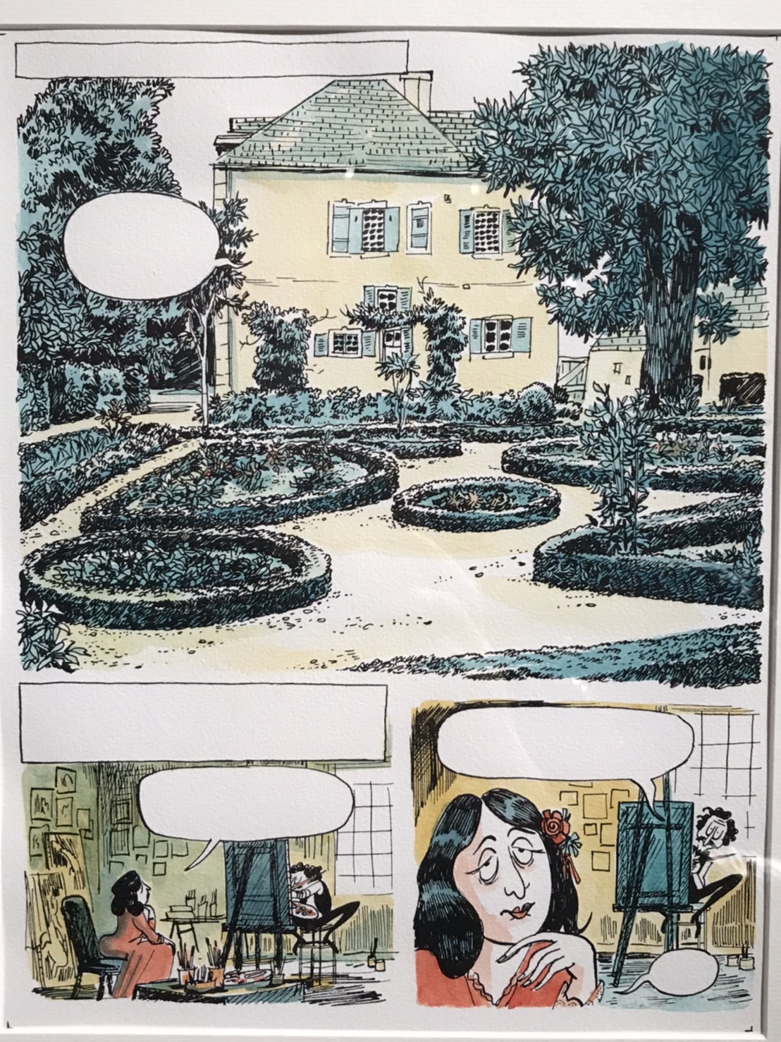 凱瑟琳·梅里斯展出的作品。 圖/蔡筱穎攝 凱瑟琳·梅里斯展出的作品。 圖/蔡筱穎攝