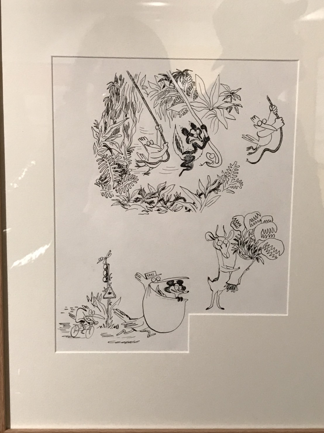 凱瑟琳·梅里斯展出的作品。 圖/蔡筱穎攝 凱瑟琳·梅里斯展出的作品。 圖/蔡筱穎攝