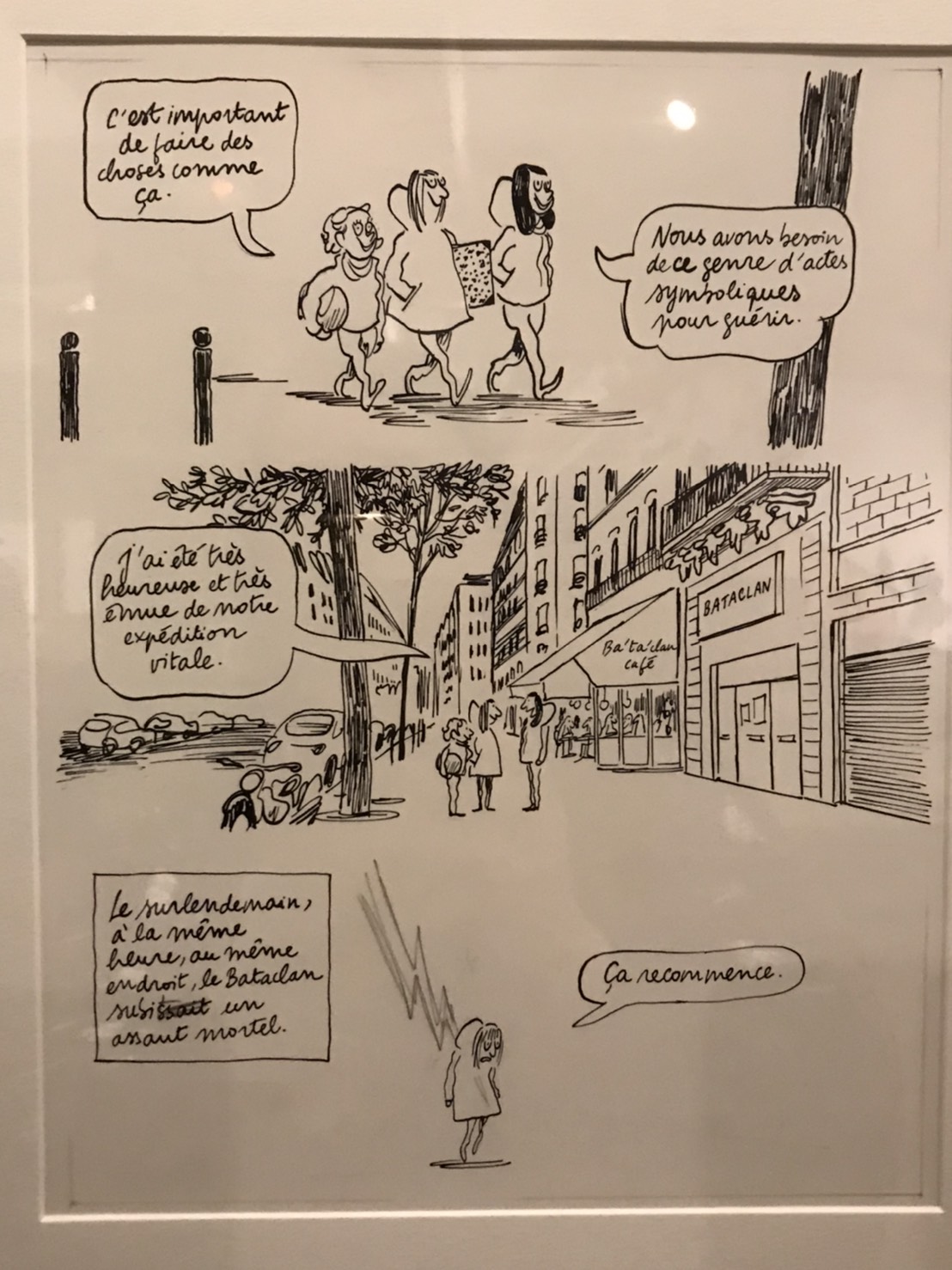 凱瑟琳·梅里斯展出的作品。 圖/蔡筱穎攝 凱瑟琳·梅里斯展出的作品。 圖/蔡筱穎攝