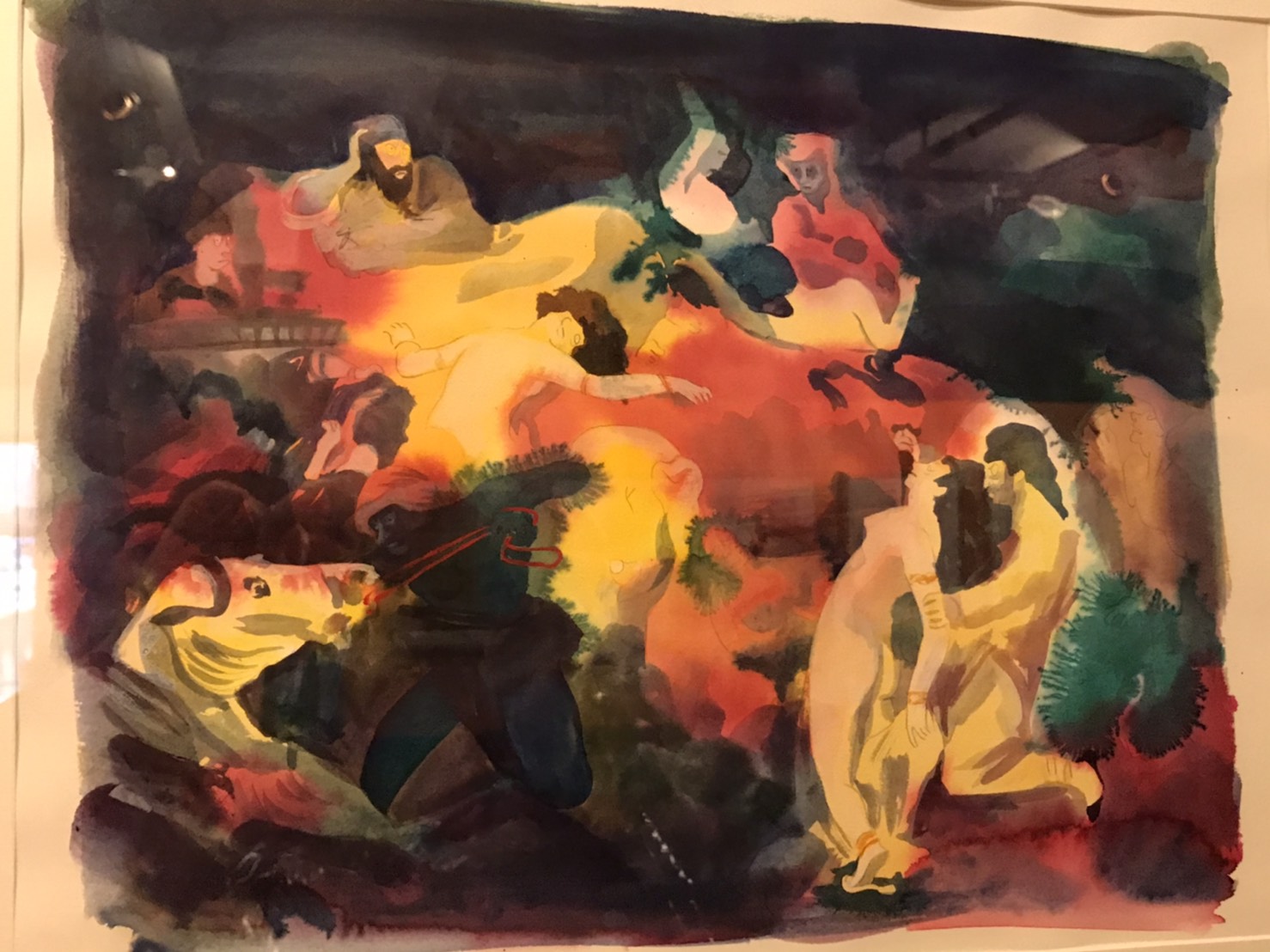 凱瑟琳·梅里斯展出的作品。 圖/蔡筱穎攝 凱瑟琳·梅里斯展出的作品。 圖/蔡筱穎攝