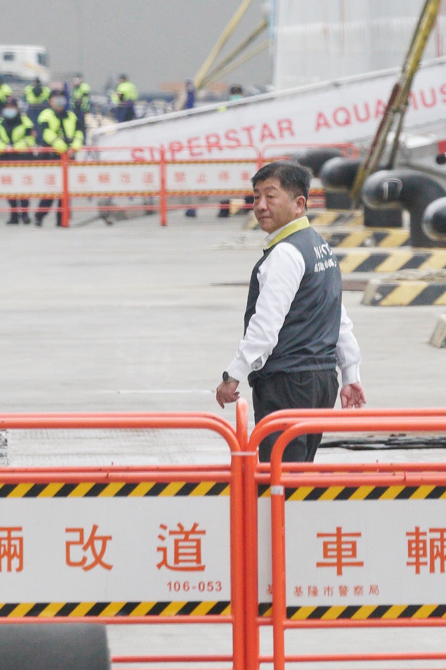 中央疫情指揮中心指揮官陳時中在現場坐鎮。 圖:張良一/攝 中央疫情指揮中心指揮官陳時中在現場坐鎮。 圖:張良一/攝