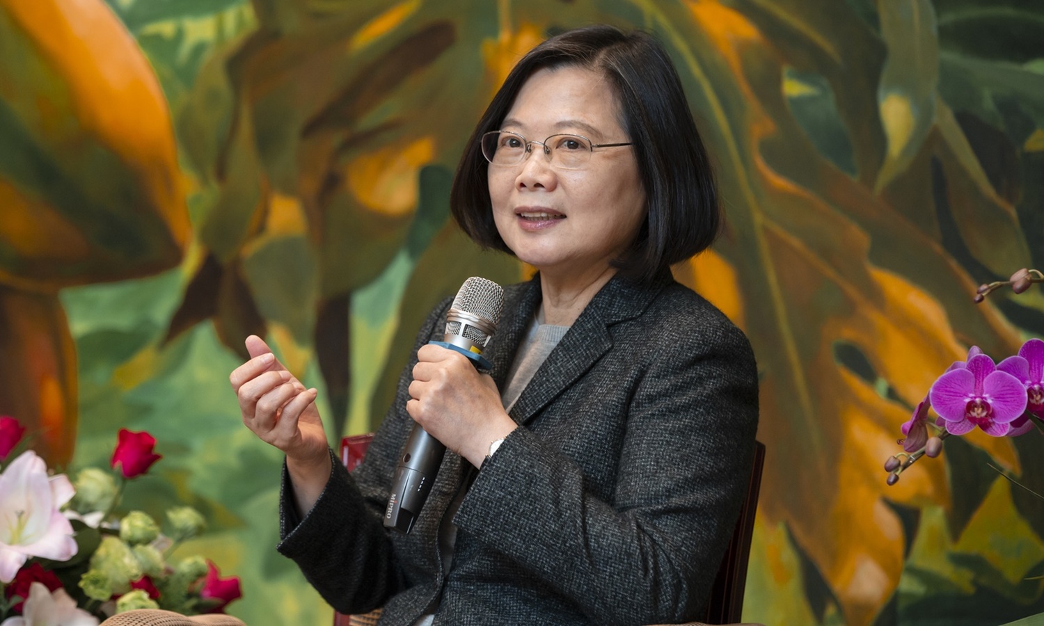 蔡英文：台灣是不損害民主 打擊假消息的例子
