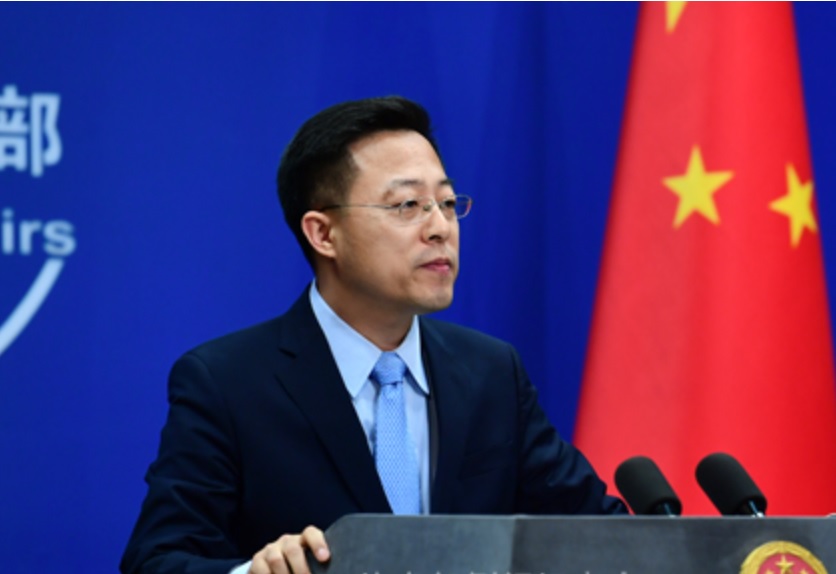 中國正試圖以外交及媒體的力量影響輿論,中國外交部發言人趙立堅日前質疑,是美軍將病毒帶到武漢。 圖:翻攝自中國外交部(資料照) 中國正試圖以外交及媒體的力量影響輿論,中國外交部發言人趙立堅日前質疑,是美軍將病毒帶到武漢。 圖:翻攝自中國外交部(資料照)