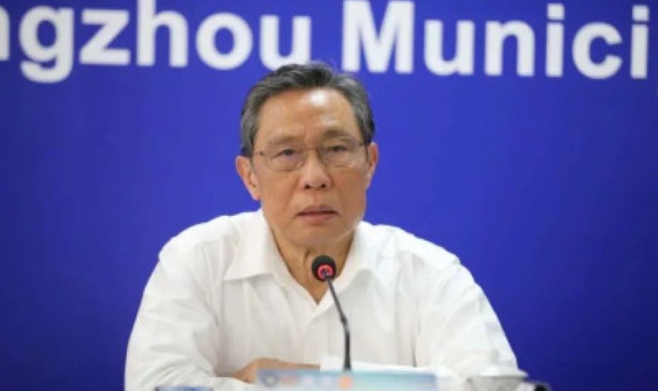 中國國家衛健委高級別專家組組長鍾南山。 圖:翻攝自微博 中國國家衛健委高級別專家組組長鍾南山。 圖:翻攝自微博