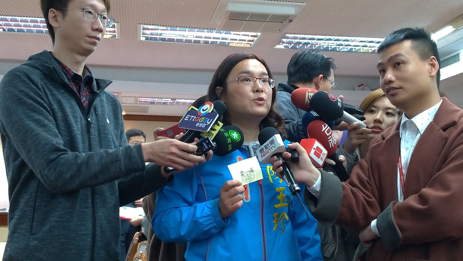 國民黨立委陳玉珍當選內政委員會召委。 圖:陳佩君/攝 國民黨立委陳玉珍當選內政委員會召委。 圖:陳佩君/攝