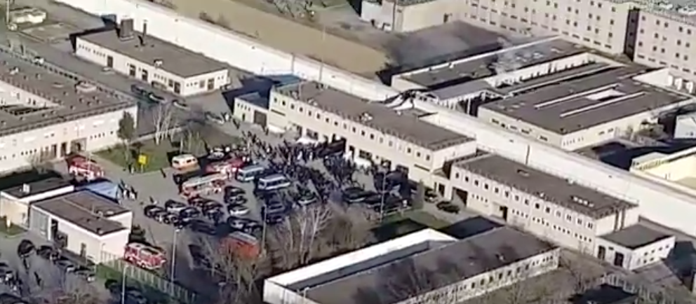 北部摩狄納(Modena)監獄 圖:翻攝自Twitter 北部摩狄納(Modena)監獄 圖:翻攝自Twitter