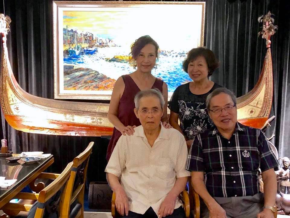 陳芳明過去與楊牧一起聚餐 圖:擷取自臉書 陳芳明過去與楊牧一起聚餐 圖:擷取自臉書