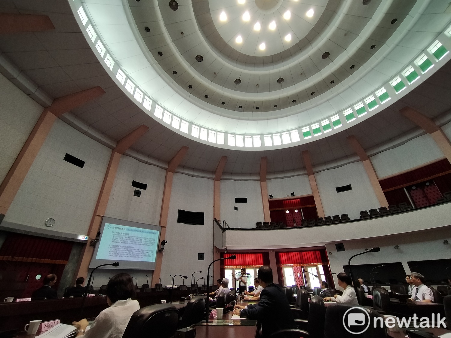 原省議會議事廳將轉型為穹頂劇場。 唐復年/攝 原省議會議事廳將轉型為穹頂劇場。 唐復年/攝