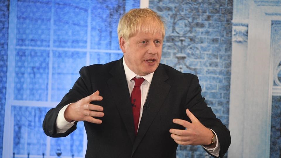 英國首相強生。 圖:翻攝自facebook.com/borisjohnson(資料照片) 英國首相強生。 圖:翻攝自facebook.com/borisjohnson(資料照片)