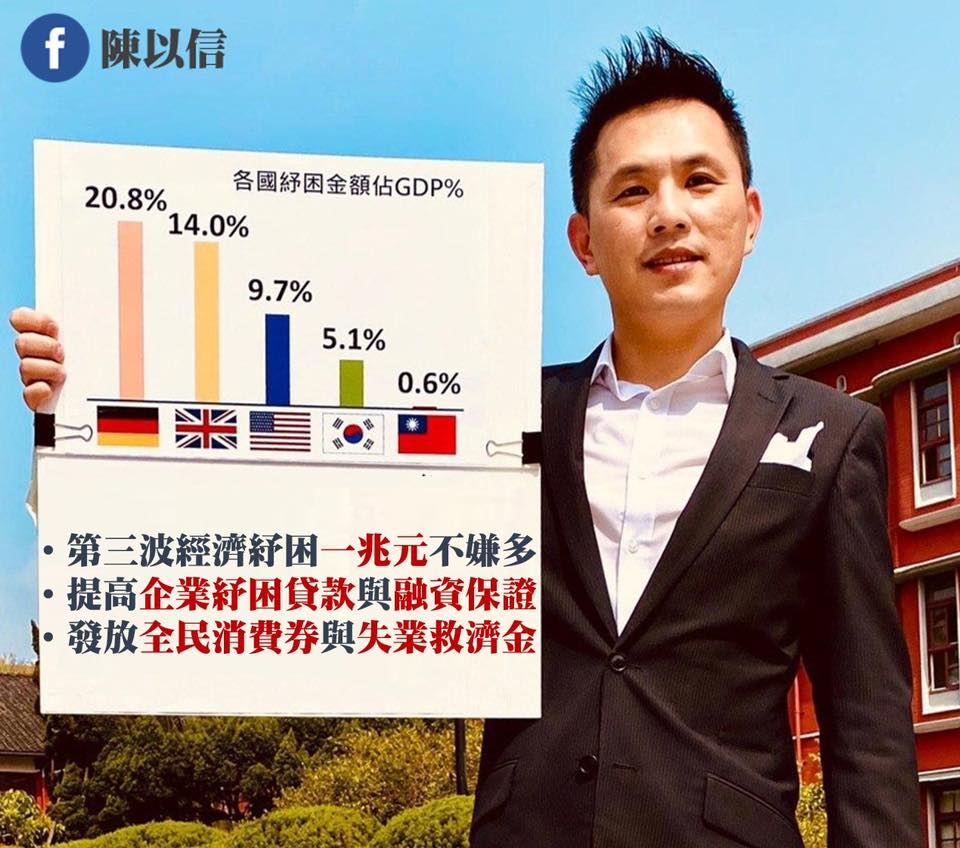 國民黨立委陳以信。 圖:翻攝自「陳以信」臉書 國民黨立委陳以信。 圖:翻攝自「陳以信」臉書