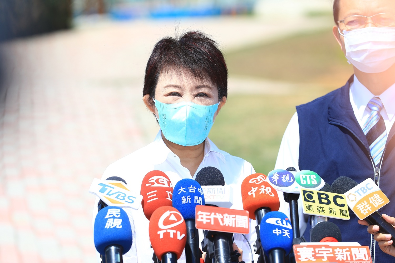 台中市長盧秀燕說,將對查獲按摩業現場有女陪侍,將依法罰10萬元以上,並要求停業。 台中市政府/提供 台中市長盧秀燕說,將對查獲按摩業現場有女陪侍,將依法罰10萬元以上,並要求停業。 台中市政府/提供