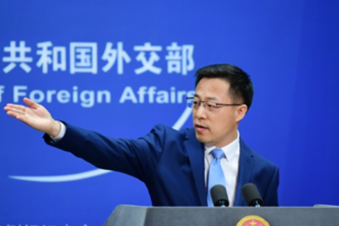 中國外交部發言人趙立堅。 圖:中國外交部 中國外交部發言人趙立堅。 圖:中國外交部