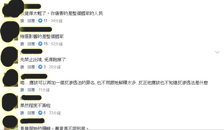 劉樂妍遭網友痛批影響台灣選舉。 圖:擷取網路 劉樂妍遭網友痛批影響台灣選舉。 圖:擷取網路